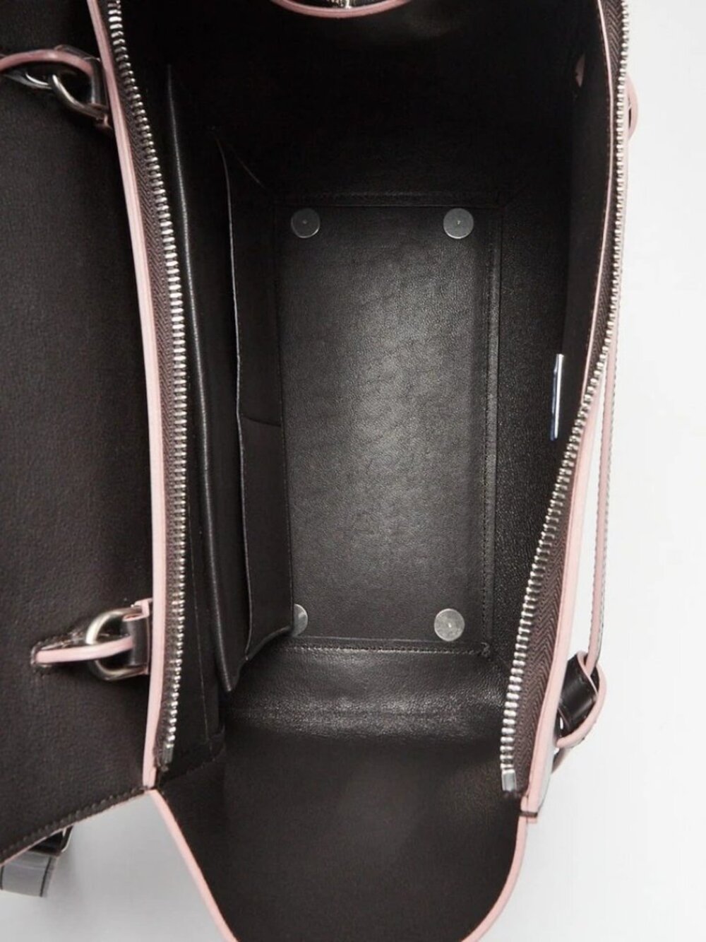 Celine Black Smooth Calfskin Leather Mini Belt Bag - Picture 10 of 12